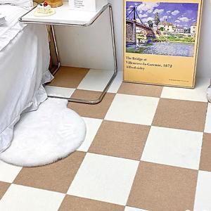 [BZJKFMTC_4B]거실 바닥 조각 매트 카페트 러그 대형 45x45