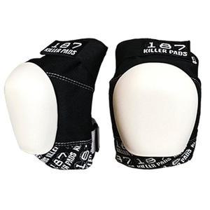 187 Killer Pads 프로 무릎 패드 블랙/화이트 S 524470
