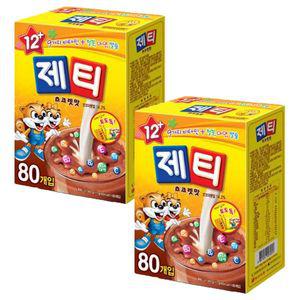 제티 쵸코 80T x 2개 (원산지_상세설명에 표시)