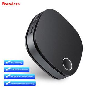 오네어 크롬캐스터 4K 60Hz 5G 무선 WiFi 디스플레이 HDMI 호환 TV 동글 수신기 스틱 어댑터, H.265 Miracast Airplay, 안드로이드 IOS Mac 지원