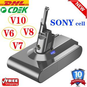 다이슨 호환 v10 밧데리 v8 V7 V6 V10 배터리 소니셀 대용량 SV12 V8 동물 절대 푹신한 무선 진공 청소기
