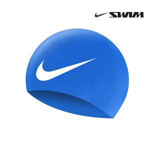 [나이키] NIKE 스윔 빅로고 수모 실리콘 캡 수영 모자 NESS8163-494