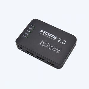 [이지커머스]Coms HDMI 선택기 5대1 4K 리모콘 영상분배기 공유기 분배기 케이블 영상 리피터