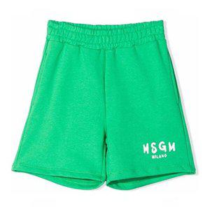 [MSGM Kids][당일]MSGM키즈 4A~12A 로고 프린트 반바지 MS028742 080