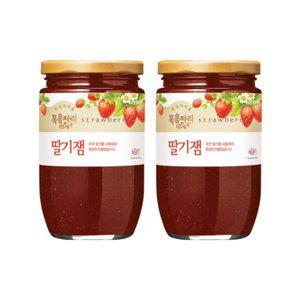 [기타]복음자리 국산 딸기잼 500g X2개 디저트 음료 과일잼