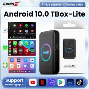2025 CarlinKit 안드로이드 10 Tv 박스 라이트 CarPlay 안드로이드 자동  어댑터 자동차 미디어 플레이어 N