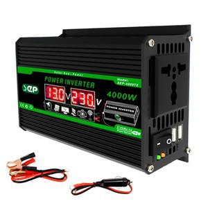 4000W 듀얼 디지털 LCD 디스플레이 태양 광 인버터 DC 12V AC 110V 220V 캠핑 RV에 대 한  전원 은행 자동