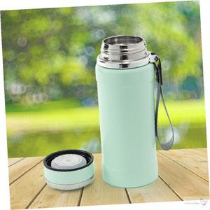 보온병 600ML 민트 밀폐 끈 진공 음료