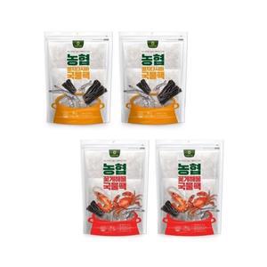 농협식품 국산 농협 국물팩 멸치다시마 15g 6입 2개 + 꽃게해물 15g 6입 2개 간편한 맛있는 육수 국물요리