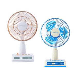 블루아이디 레트로 무선 탁상용 미니 꼬마 조용한 선풍기