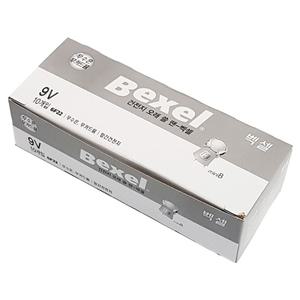 벡셀 9V 망간건전지 x1박스(10개) 배터리 사각건전지