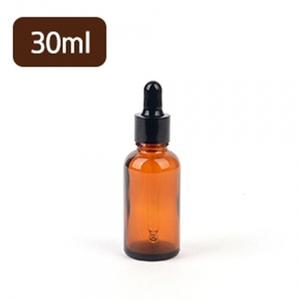 통유리 갈색 스포이드 유리 공병 30ml X2개 소분용기