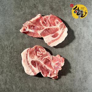 (냉장) 한돈 목살 500g 구이용 (두께선택가능 3mm/12mm/20mm/50mm)