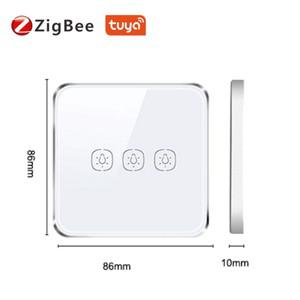 투야 스마트봇Zemismart Zigbee 무선 장면 스위치 Tuya 1 2 3 갱 터치 라이트 벽 스티커 배터리 스마트 라