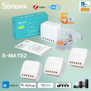 투야 스마트봇SONOFF S-MATE2 익스트림 스위치 메이트배터리 로컬 제어 작업 포함 식 지원 통한 EWeLink