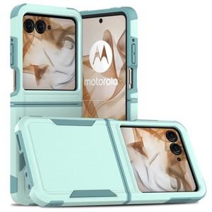 럭셔리 아머 충격 방지 실리콘 보호 하드 폰 케이스 모토로라 모토 Razr 50 2024 커버 Razr2024 용 쉘