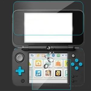 강화 유리 화면 보호기  하단 클리어 풀 커버 필름 가드 2 개 닌텐도 뉴 2DS XL/LL 2DSXL/2DSLL 용