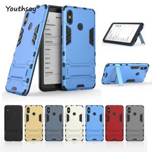 Xiao mi Mi Max 3 케이스 용 고급 로봇 하드 백 폰 뒷면 커버 Coque Fundas