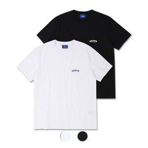 매장정품 DOLPHIN WAVE APPAREL 2PACK돌핀 아치로고 티셔츠 화이트 블랙 2팩 132111WTBK 123881