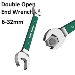 6 32MM 더블 엔드 렌치 너트 미니 이중 용도 빠르고 노동 스패너 핸드 툴 브레이크 자동차 자전거 수리