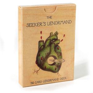 타로 카드 The Seeker 점술 지렁이 나무 36 데크 Lenormand 완성