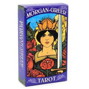 타로 카드 Morgan Greer PDF 운세 영어 가이드 데크 게임 버전 보드 북이있는 78