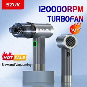 무선 차량용 청소기 120000RPM 터보팬 에어 블로어 미니 제트 팬 무브러시 모터 한손 덕트 휴대용 충전 청소 진공 공기 송풍기 선풍기 브러시리스