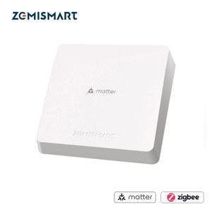 Zemismart Matter 스레드 허브 지그비 게이트웨이 스마트 홈 브리지 투야 라이프 앱과 연동 구글 스마트싱스