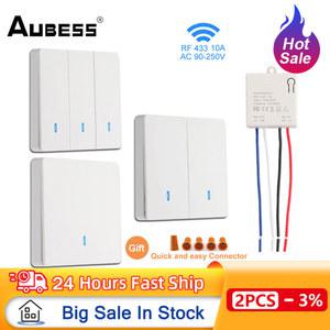 범용 433Mhz 무선 스위치 스마트 Lmap/LED/조명 컨트롤러 Diese AC85V ~ 265V RF 릴레이 수신기 보드