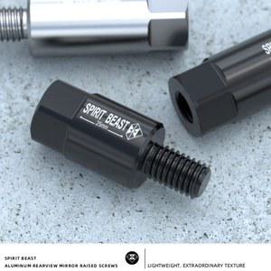 오토바이 바이크 보조 백미러 사이드 미러 SPIRIT BEAST 어댑터 나사 변환 볼트 전기 스쿠터 M10 10MM