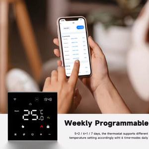 스마트 온도 조절기 물 전기 가스 보일러 Tuya WiFi.Alexa 구글 Home Alice Smart