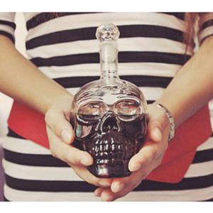 아트박스/디자인에버 Crystal Skull bottle(해골 유리병) 350ml