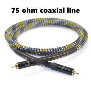 영상선 네덜란드 VandenHul IT65G 은 도금 디지털 동축 라인 RCA 로터스 오디오 서브우퍼 75