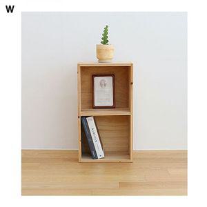 [모두모아]고급 삼나무원목 DIY2단책장 330 원목책장 DIY책장 조립책장 삼나무책장 편팩나무책장