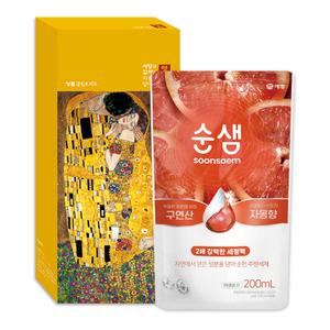 애경순샘 주방 용품 세제 구연산 자몽향 선물세트 1호 (주방세제 리필)