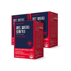뉴트리원 레드 알티지 오메가3 890mg 30캡슐 x3박스 GW716710