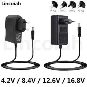 직류전원장치 충전기 42V 84V 126V 168V 1A 2A 2000ma ACDC 어댑터 전원 장치 110-220V 1S 2S 3S 4S 18650