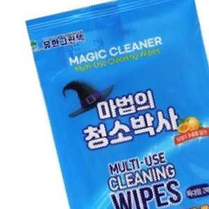 매직크리너마법의청소 박사특대형2매찌든때 제거 세정티슈 세정물티슈 크리너티슈 SU37
