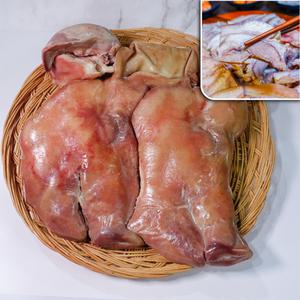 모두의국밥 삶은돼지머리(혀포함) 1.5kg 내외 순대국밥재료수육용 돈두머리고기 발골머릿고기