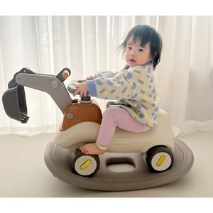 3가지모드 포크레인 자동차 아기흔들말 장난감 말타기