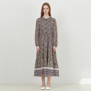 [롯데백화점]써스데이 아일랜드 [여성]보더 믹스 라운드 넥 원피스(T252MOP138W)