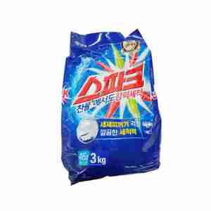 스파크 가루세제 3KG 일반용 리필 빨래세제 가루비누 대용량