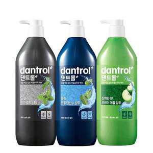 댄트롤 비듬두피 샴푸 딥클린박하솔트, 820ml, 1개 + 쿨링멘톨탄산수, 1개 + 상쾌한향프레쉬애플, 1개