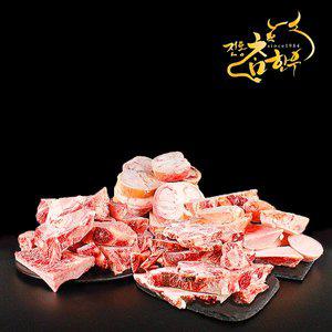 [전통참한우] 사골2kg+잡뼈2kg+우족1kg+꼬리반골1kg (실속형/다짐육증정)