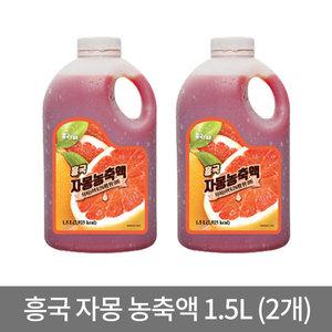 냉장포장 흥국FB 자몽 농축액 1.5L x 2개 과일농축액