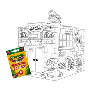 신비아파트 종이집 DIY 색칠놀이