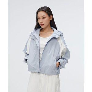 스파오 SPAO UV차단후드 배색 크롭 윈드브레이커_SPJJF23G02 SPJJF23G02 587025