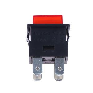 잠금 푸시 단추 전기 로커 스위치 LED 라이트 레드 히터 250V PS-23-16 16A 4 핀