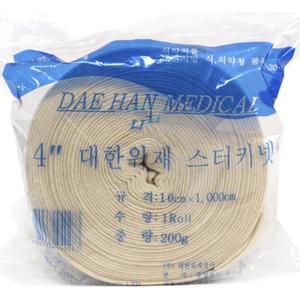 골절 깁스 관상붕대 스터키넷 폭10cm 병원 수술후 다리 수업용 드레싱 무릎 훈련 셀프