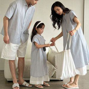 여성 여자 여름 가족 셔츠 치마 세트 반팔 패밀리룩 사진 촬영